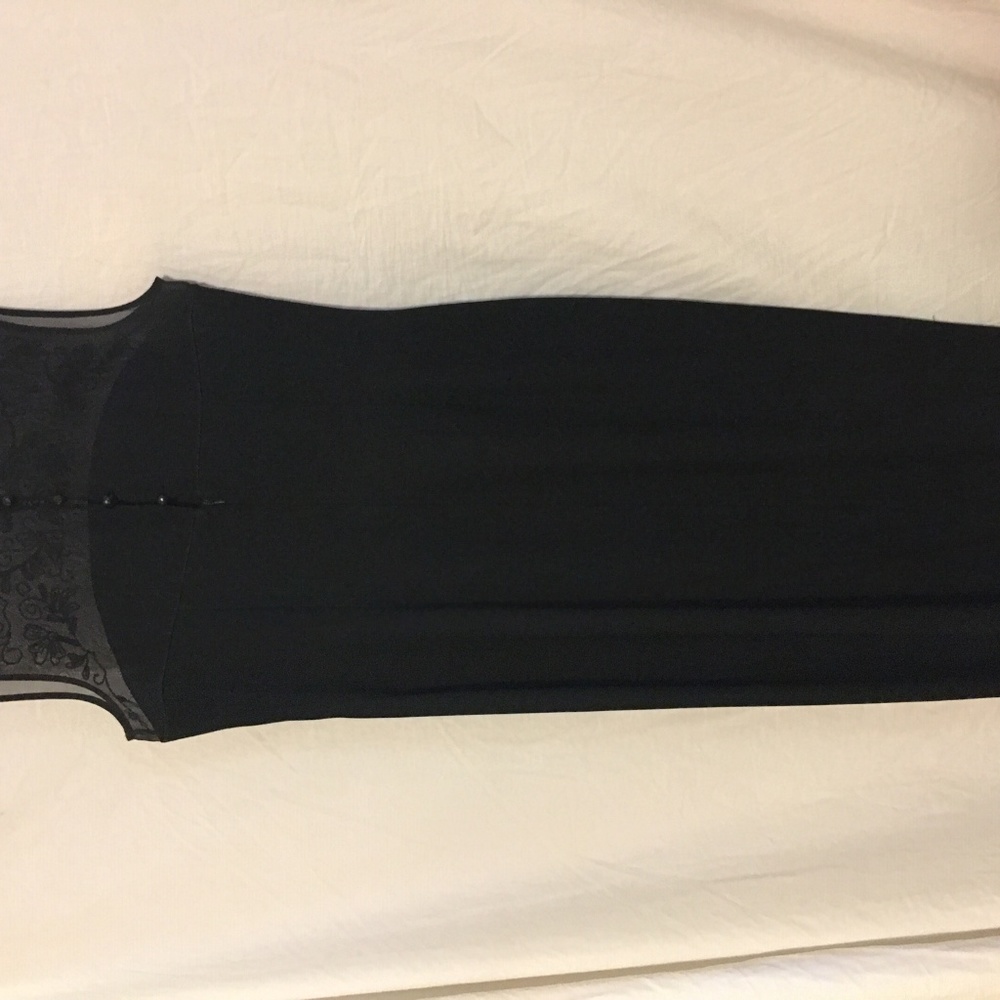 Black beaded Cocktail Dress Size 16